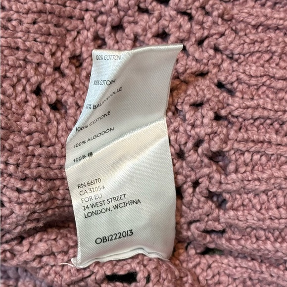 Free People Cropped Chloe Cardigan Medium Pressed Flowers - Picture 11 of 13